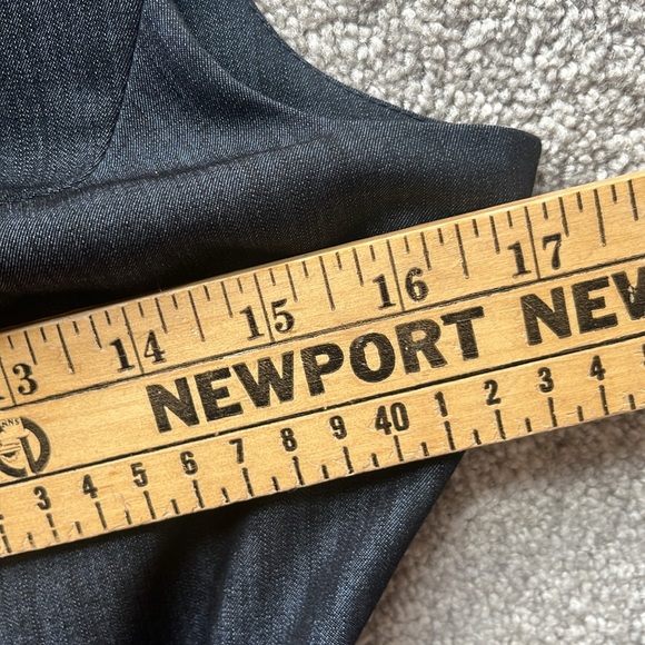 Calvin Klein Demin Jumpsuit Cutout Detail on Back Size 6 - Picture 11 of 13